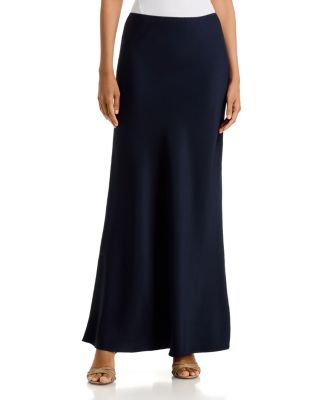 Satin Long Skirt