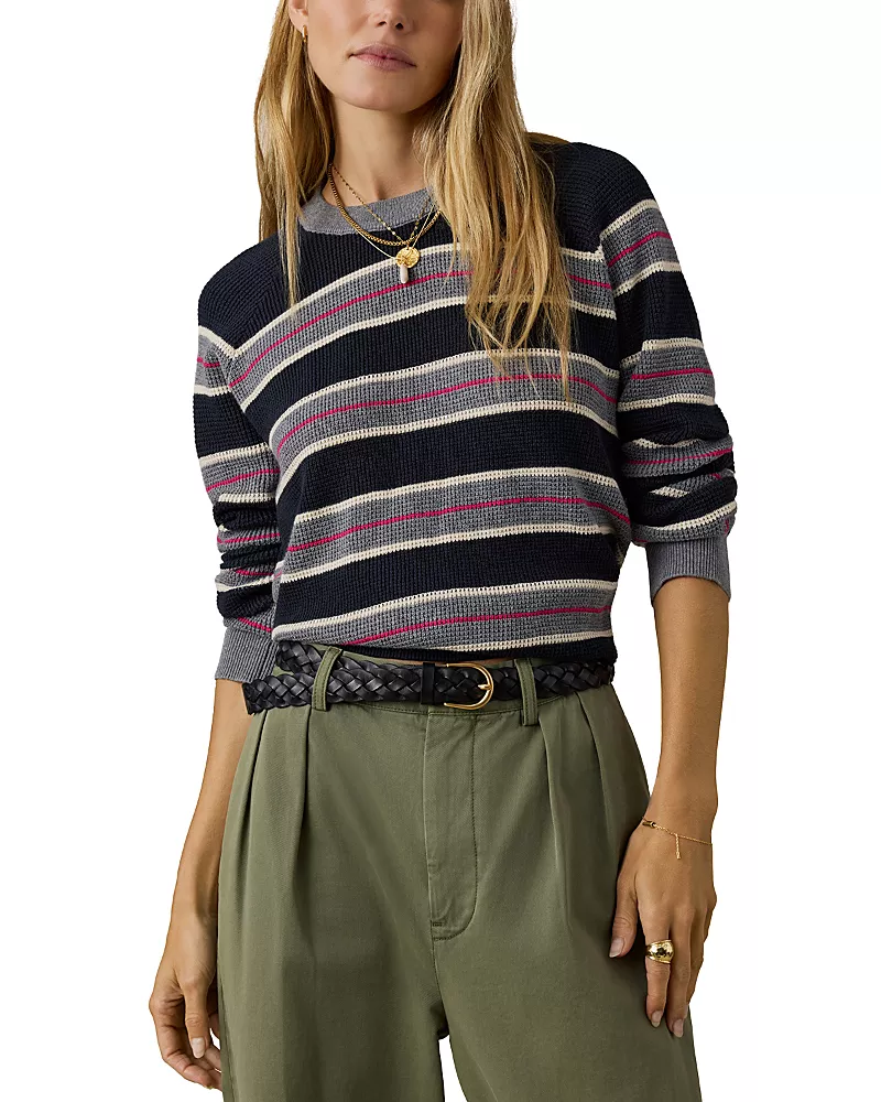 Faherty Throwback Waffle Sweater