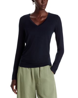 V Neck Long Sleeve Tee