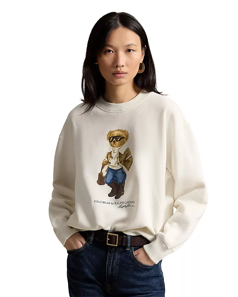 Polo Ralph Lauren Cotton Blend Fleece Polo Bear Sweatshirt