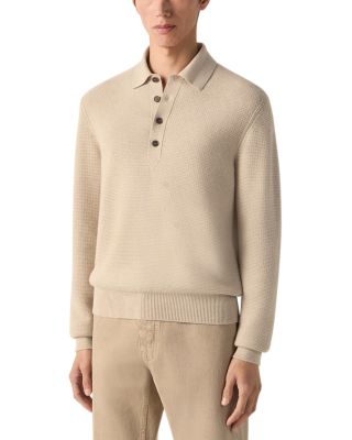 Oasi Cashmere Button Polo Shirt