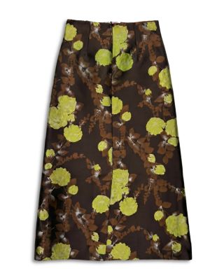 Printed Pencil Skirt