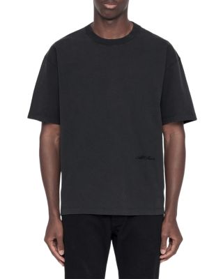 Maddox Cotton Plain Jersey Crewneck T-Shirt