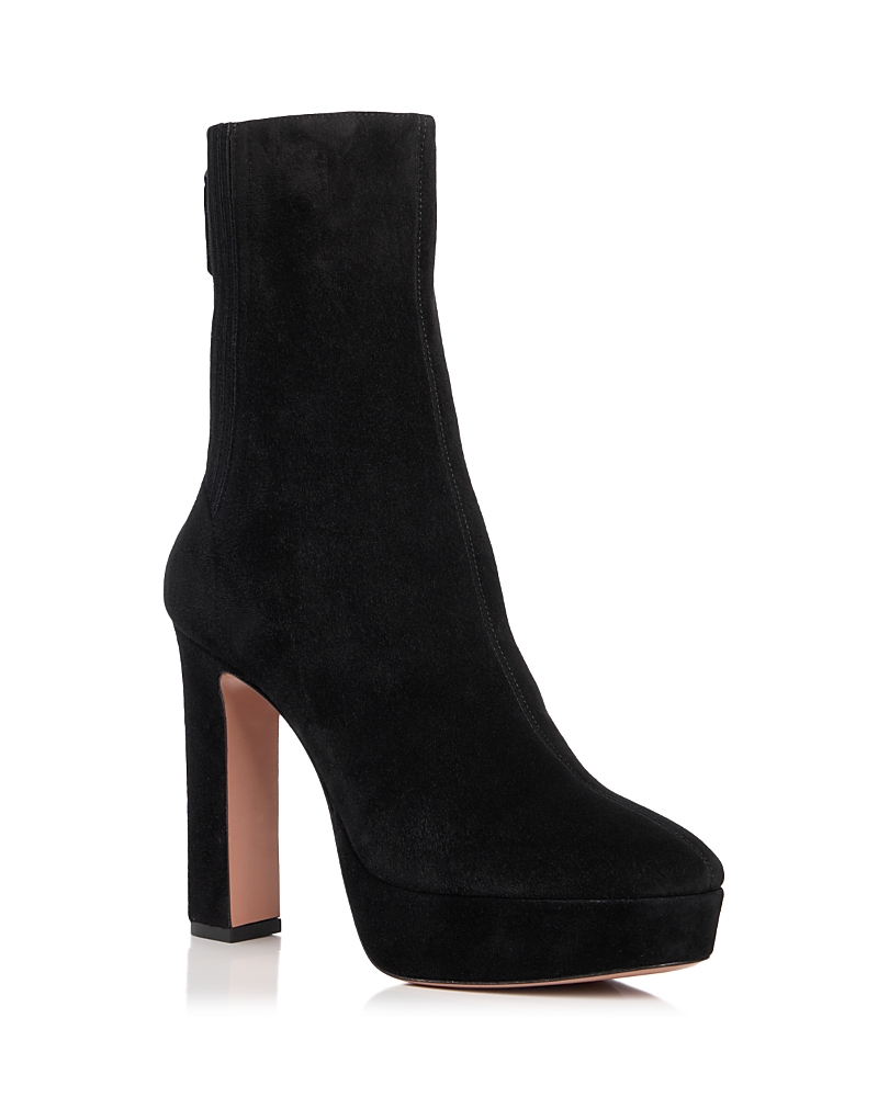 Aquazzura Women's Martine Plateau Platform Boots In Black