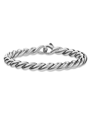 Sculpted Cable Chain Bracelet in Sterling Silver 5.7mm
