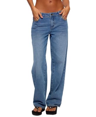  Breslin Low Rise Straight Leg Jeans