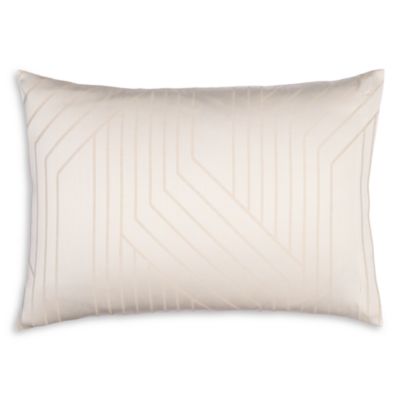Ennio Beige Long Staple Cotton Knife Edge Boudoir Sham