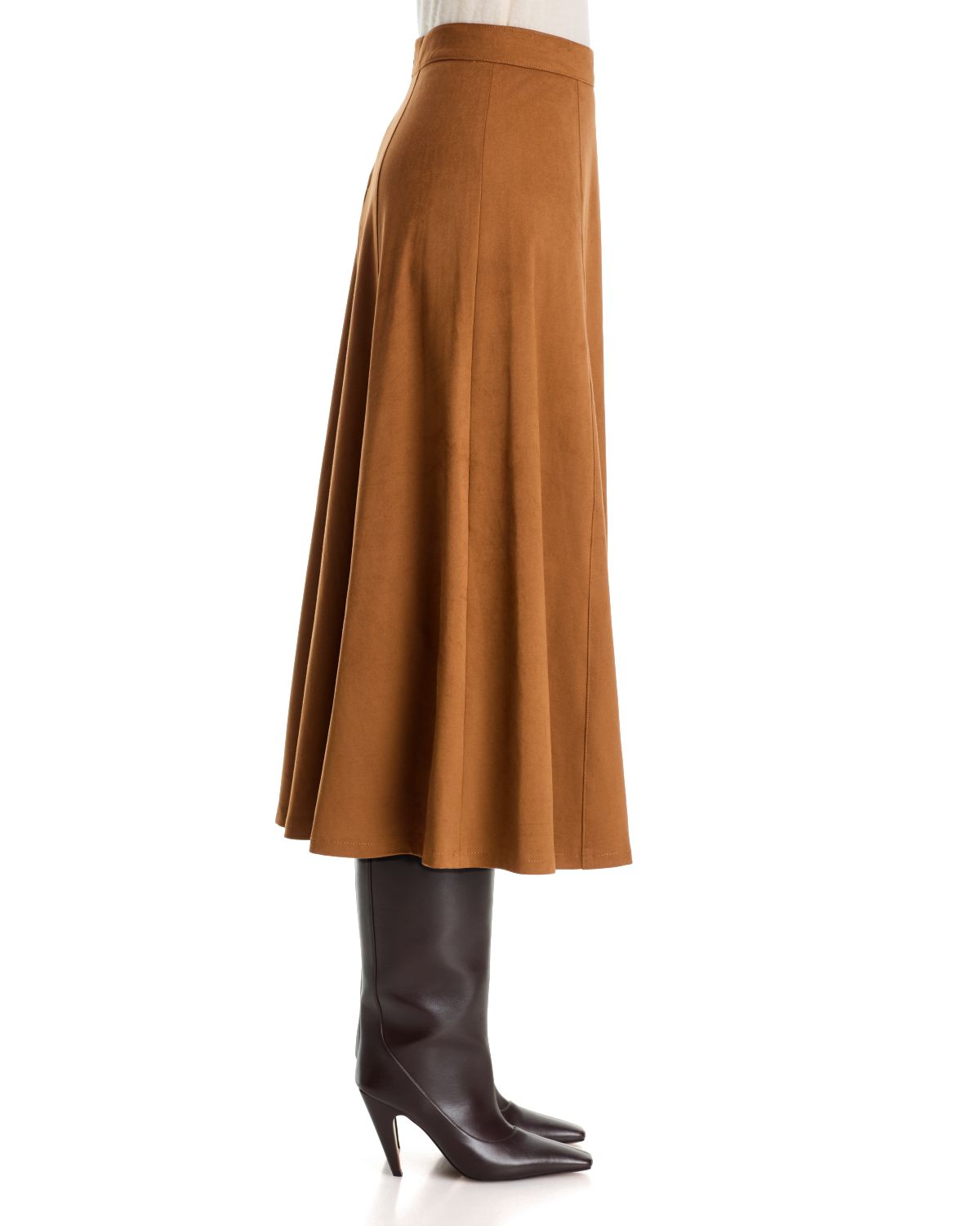 Flared Jersey Skirt - Exclusive thumbnail 4