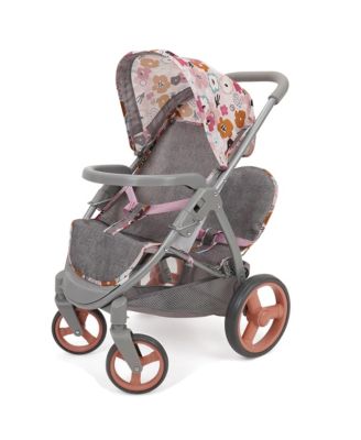 Melange Flora Mabelle Duo Twin Doll Stroller, Ages 3+