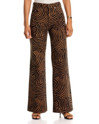 Kasey High Rise Wide Leg Jeans in Ochre Black