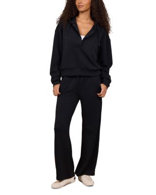 Luxe Cloud Snap Hoodie & Luxe Cloud Wide Leg Pants