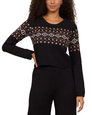 Cropped Fair Isle Sweater