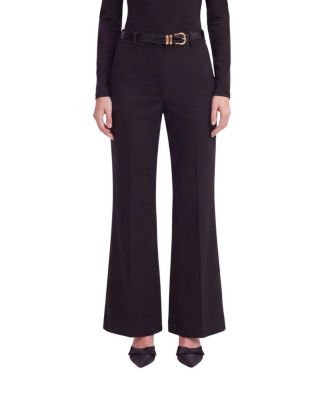 Nocturne Belted Straight-Leg Trousers