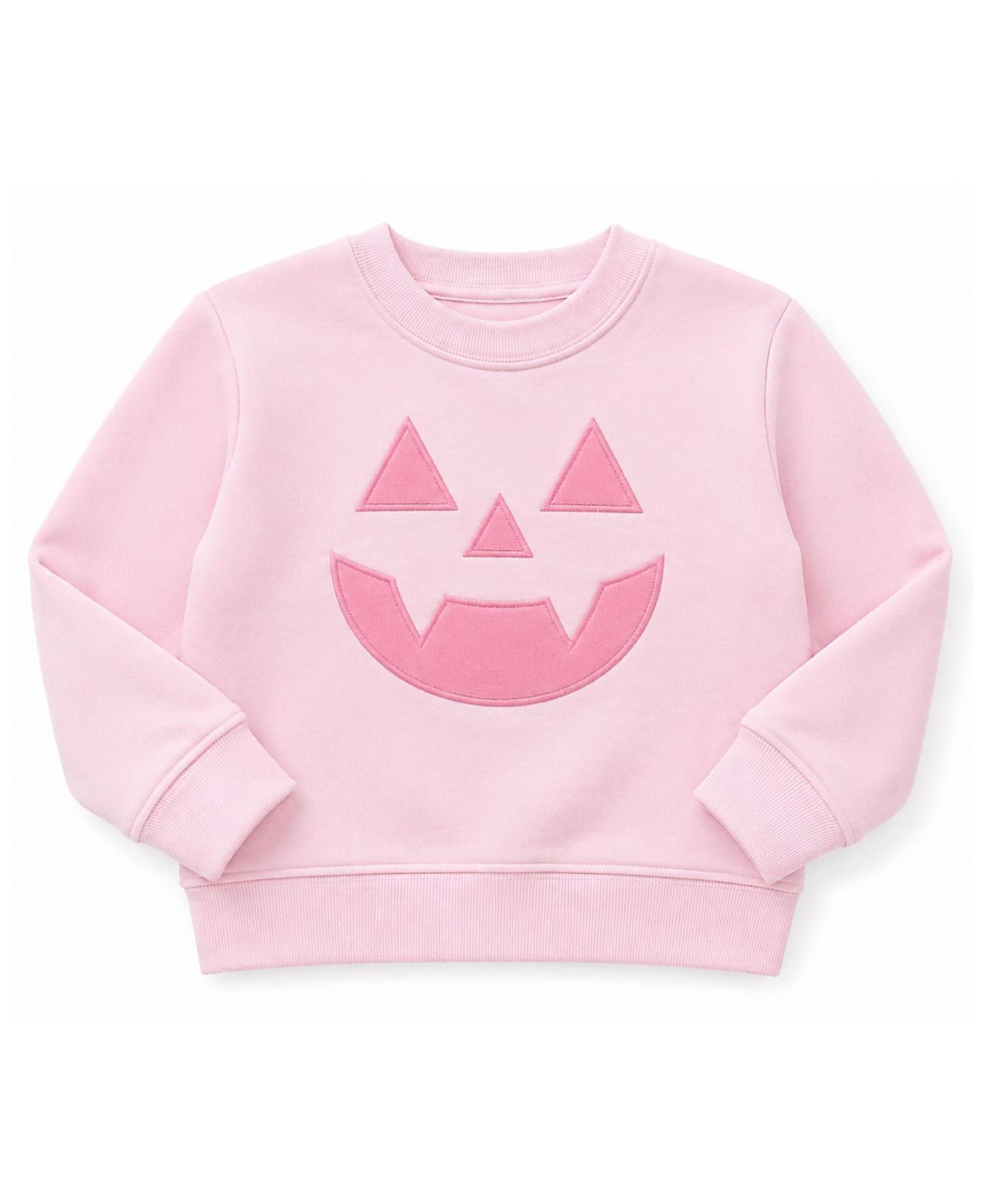 Bits & Bows Girls' Jack-o-Lantern Crewneck Sweatshirt - Baby, Little Kid, Big Kid