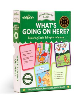  Conversation Cards: What's Going On Here, Ages 3+