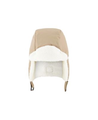 Unisex Winter Fleece Earflap Button Strap Chapka - Baby, Little Kid