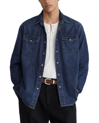 Mountain Cotton & Linen Indigo Pocket Shirt