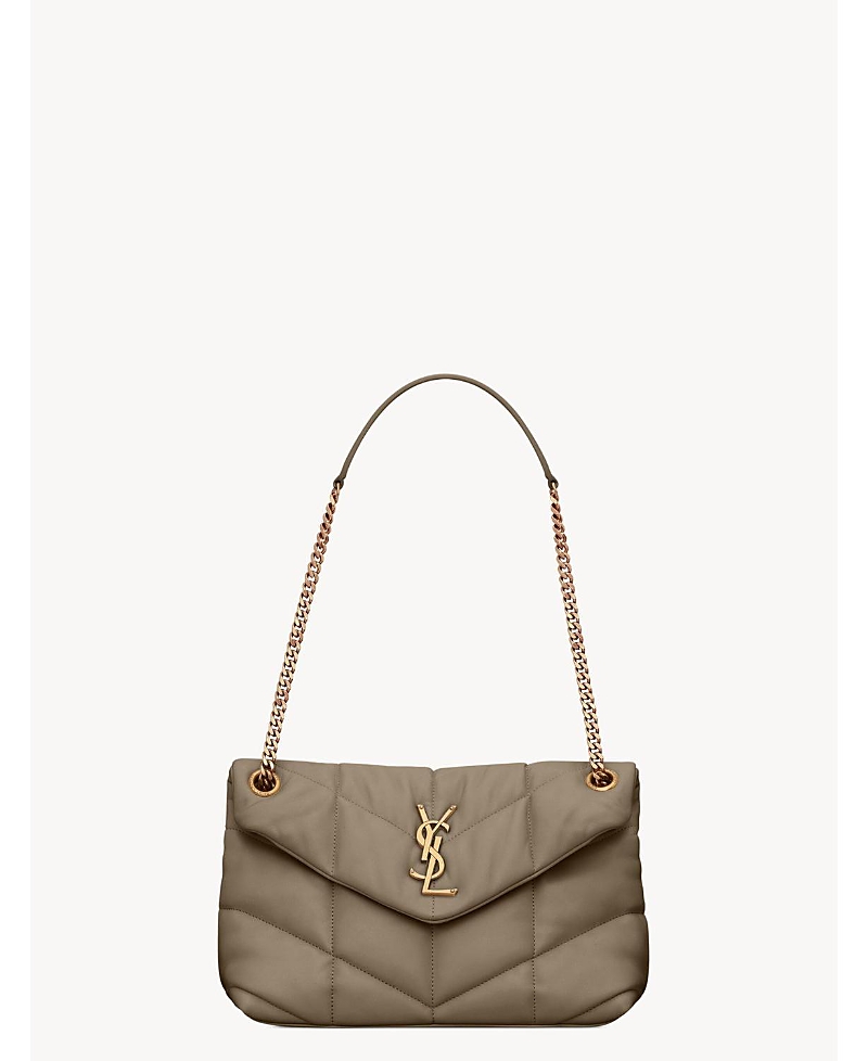 Saint Laurent Puffer Small Convertible Shoulder Bag in Nappa Leather · OS