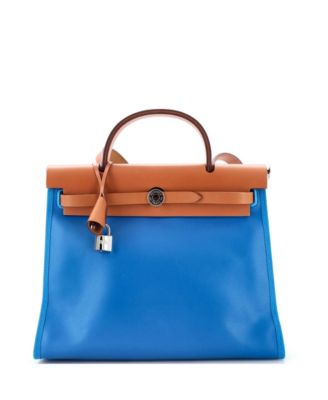 Herbag Zip Canvas & Leather Shoulder Bag