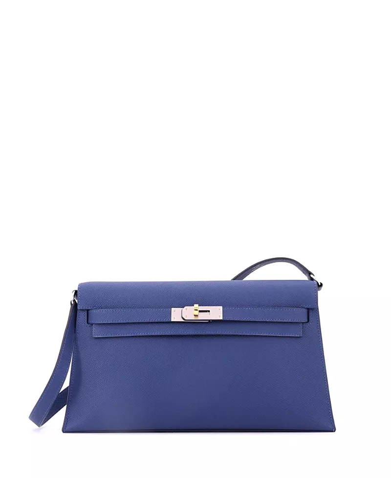 Pre-Owned HERMES Kelly Elan Leather Shoulder Bag