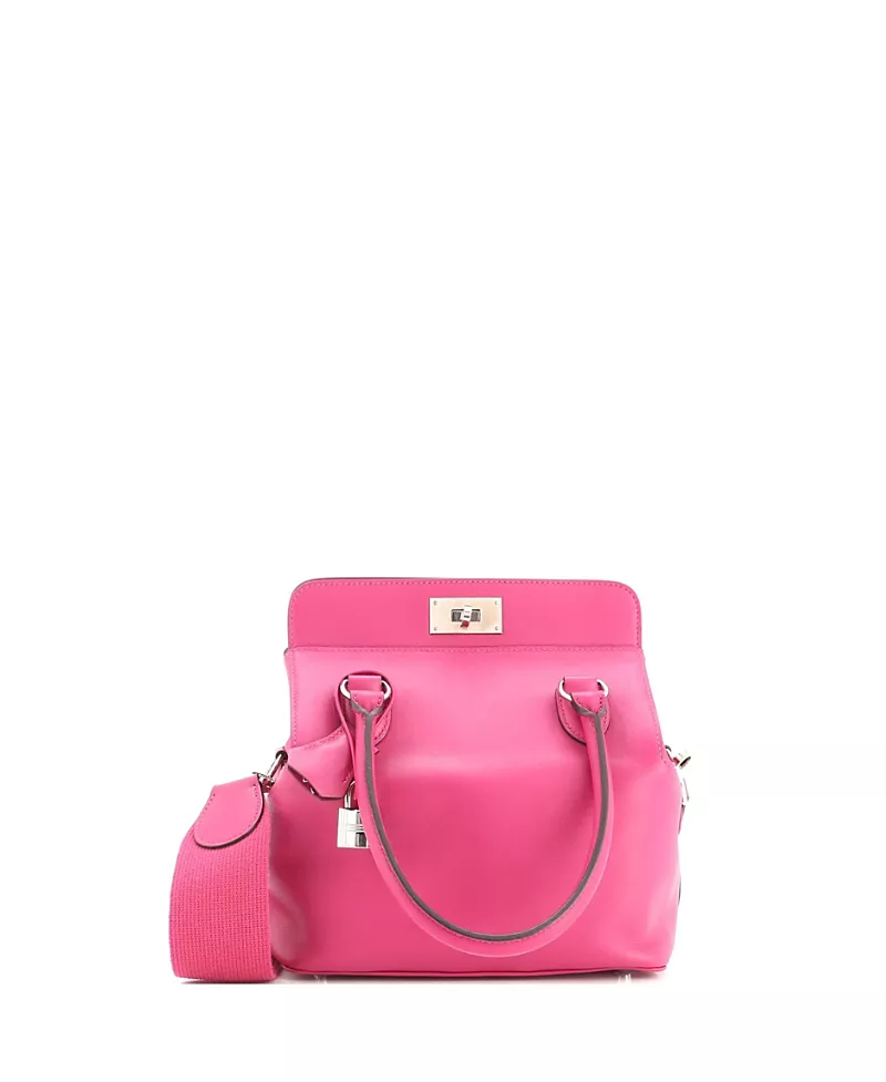 Pre-Owned HERMES Toolbox Mini Leather Satchel
