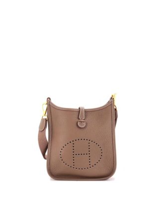 Evelyne III Clemence Leather Crossbody Bag