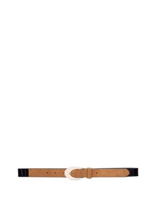 Women's Tease Reversible Suede & Embossed Leather Belt
