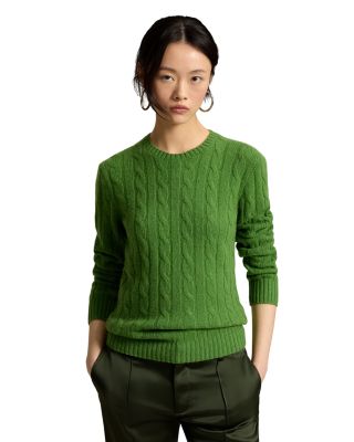 Cable Knit Cashmere Sweater