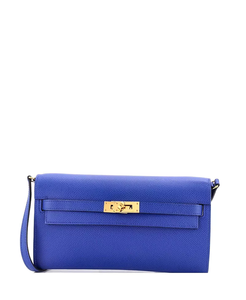 Pre-Owned HERMES Kelly To Go Epsom Leather Wallet
