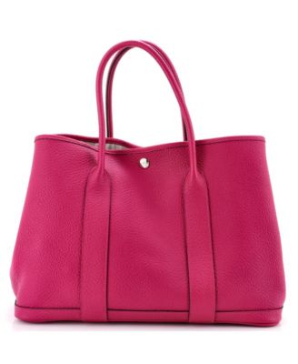 36 Garden Party Tote Leather