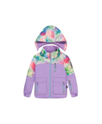  Girls' Play Diamond Jacket & Reinforced Pants Two Piece Snowsuit - Little Kid