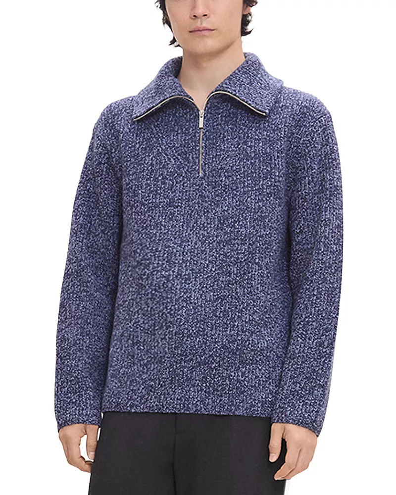 Theory Wool Boucle Turtleneck Sweater