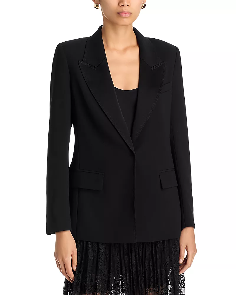 Kobi Halperin Dylan Satin Back Crepe Blazer