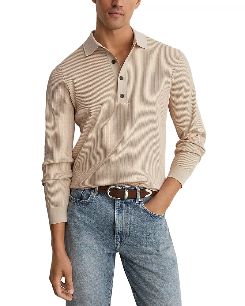 Reiss Admiral Long Sleeve Polo Shirt
