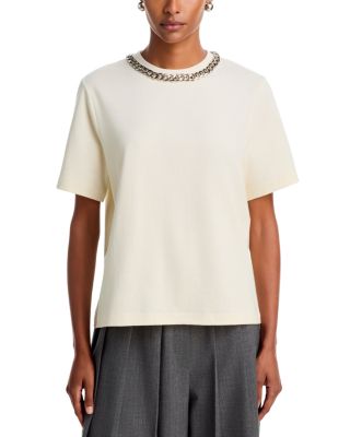 Klaim Cotton Embellished Tee