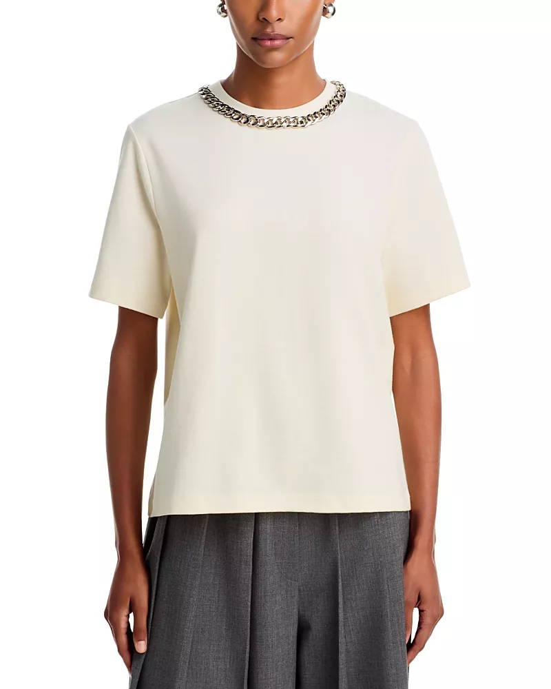 Essentiel Antwerp Klaim Cotton Embellished Tee