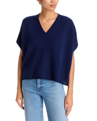 Cashmere Cap Sleeve Sweater