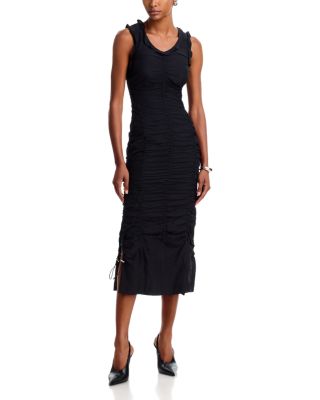 Ruched Tank Midi Dress
