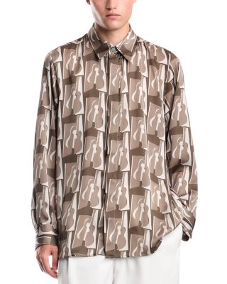 Printed Long Sleeve Shirt