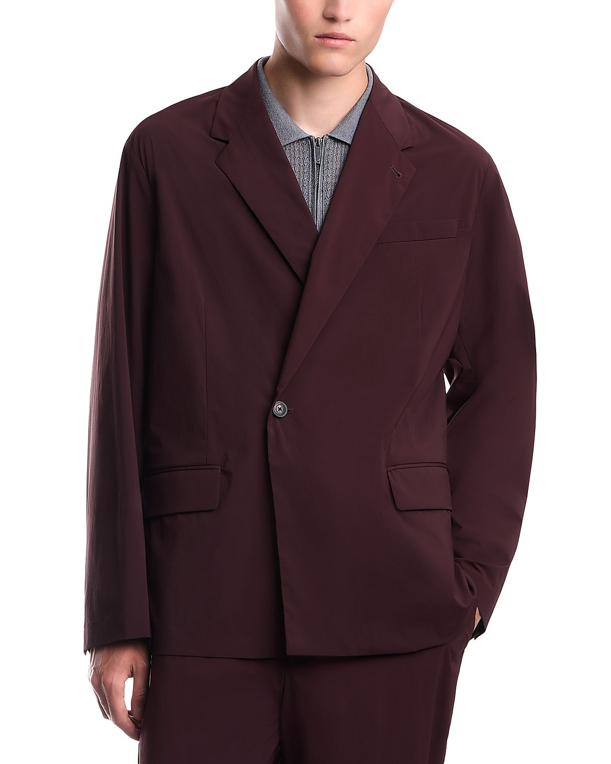 Emporio Armani Single Button Double Breasted Blazer
