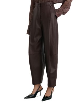 Aries Leather Barrel Pants