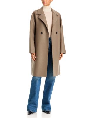 Wool Double Breasted Coat