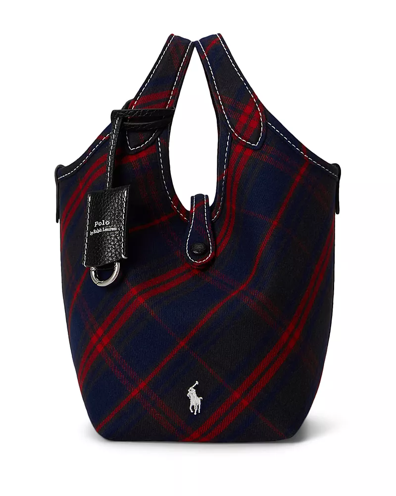 Polo Ralph Lauren Polo Play Plaid Tote