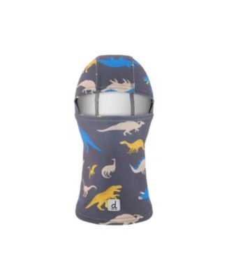  Boys' Dinosaur Brushed Jersey Reflective Stretch Balaclava - Little Kid, Big Kid