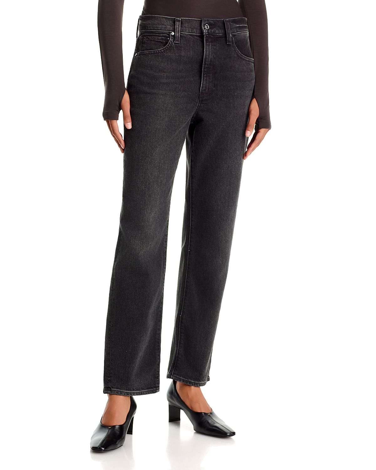 Paige Reece High Rise Ankle Slim Jeans