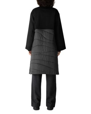 Mixed Media Coat - thumbnail 3