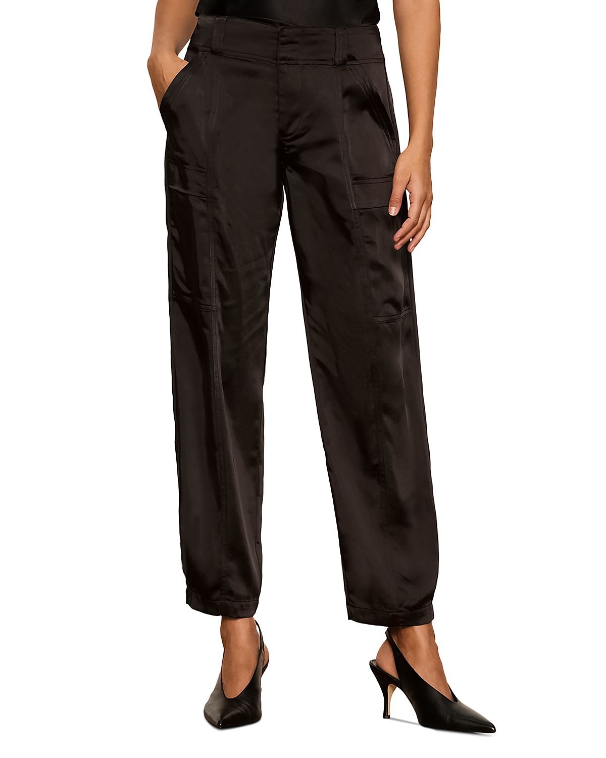 Sanctuary Sphere Satin Relaxed Fit Pants