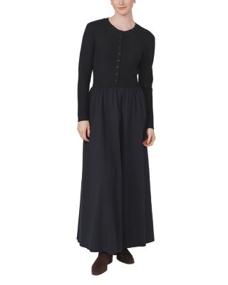 Mixed Media Maxi Dress