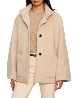Bundled Single Breasted Coat