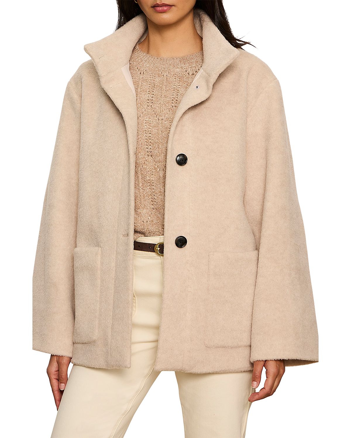 Sanctuary Bundled Single Breasted Coat